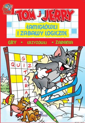 Tom i Jerry. Łamigłówki i zabawy logiczne. Czerwona