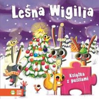 Leśna wigilia. Książka z puzzlami