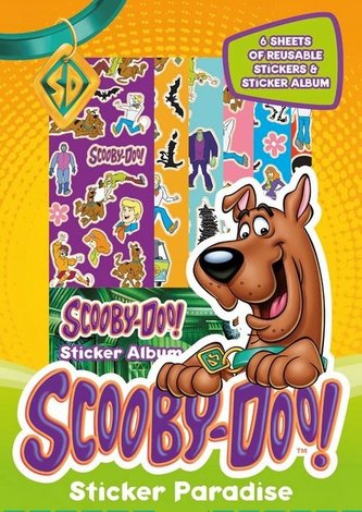 Zabawy z naklejkami. Scooby Doo