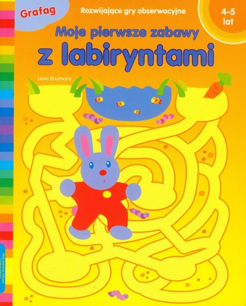 Książka Z Labiryntami Dla Dzieci Moje pierwsze zabawy z labiryntami - Boumans Lieve - Megaksiazki.pl