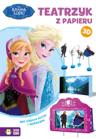 Kraina Lodu. Teatrzyk z papieru 3D