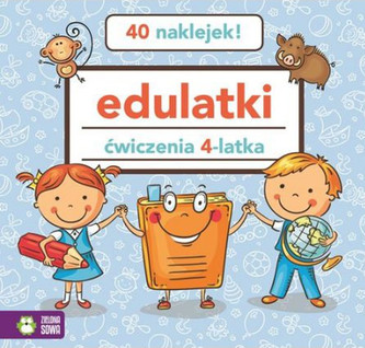 Edulatki Ćwiczenia 4-latka  40 naklejek