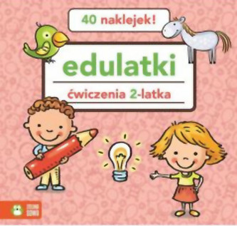 Edulatki Ćwiczenia 2-latka 40 naklejek