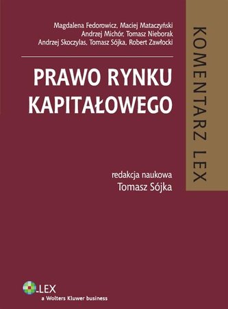 Prawo rynku kapitałowego Komentarz