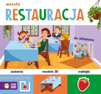 Wesoła restauracja. Modele 3D do składania