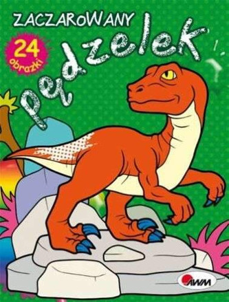 Zaczarowany pędzelek. Dinozaury. Kolorowanka wodna