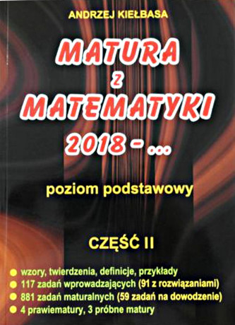 Matura z Matematyki, Część 2. 2018 - ..., zakres podstawowy