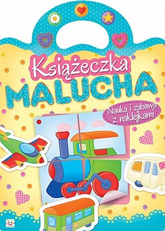 Książeczka malucha Nauka i zabawa z naklejkami