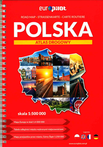 Atlas drogowy. Polska.  1:500 000. Spirala