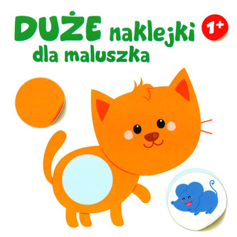 Duże naklejki dla maluszka 1+ Kotek
