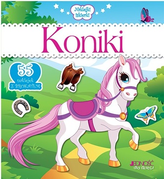 Naklejki iskierki - Koniki. 52 naklejki z brokatem