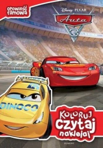 Auta 3. Koloruj czytaj naklejaj