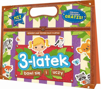 3-latek bawi się i uczy. Edukacyjna teczka dla trzylatka