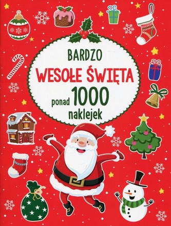 BARDZO WESOŁE ŚWIĘTA PONAD 1000 NAKLEJEK