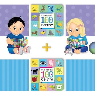 PAKIET BOX MOJE PIERWSZE 100 SŁÓW / MOJE PIERWSZE 100 ZWIERZĄT