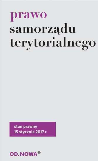 PRAWO SAMORZĄDU TERYTORIALNEGO 01.2017
