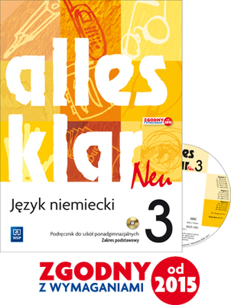 Alles Klar 3 Neu podręcznik + CD Zakres podstawowy