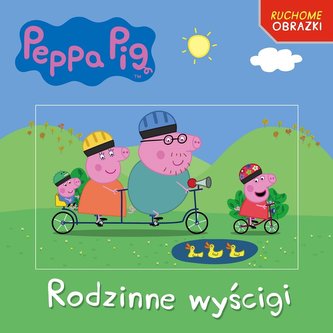 Świnka Peppa. Rodzinne wyścigi. Ruchome obrazki
