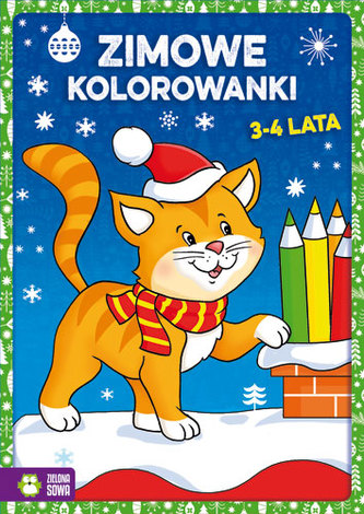 ZIMOWE KOLOROWANKI 3-4 LATA MALOWANKI