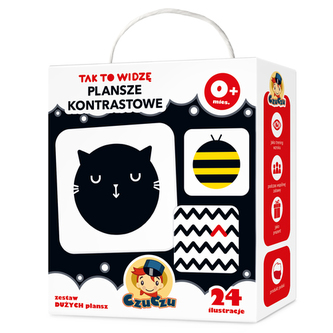 TAK TO WIDZĘ PLANSZE KONTRASTOWE 0+ CZUCZU