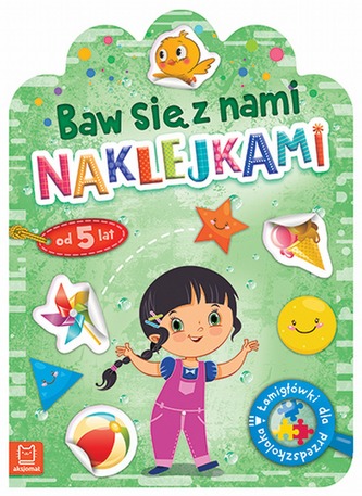 BAW SIĘ Z NAMI NAKLEJKAMI OD 5 LAT ŁAMIGŁÓWKI DLA PRZEDSZKOLAKA