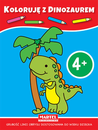 Koloruję z dinozaurem