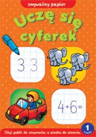 UCZĘ SIĘ CYFEREK ZMYWALNY PAPIER 1