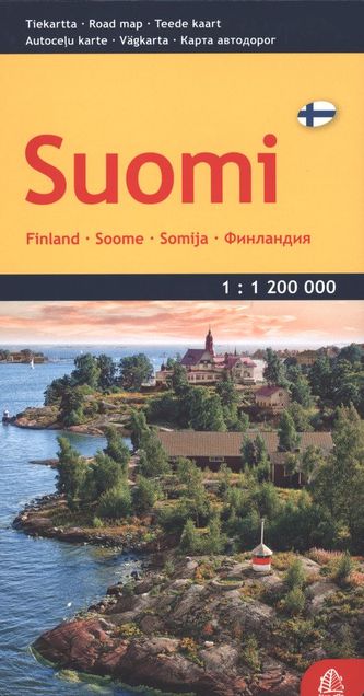 FINLANDIA MAPA 1:1 200 000