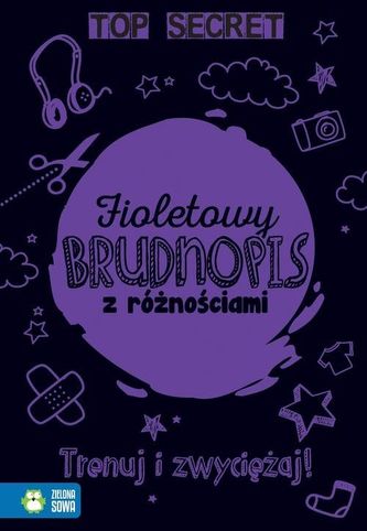 Brudnopis fioletowy z różnościami