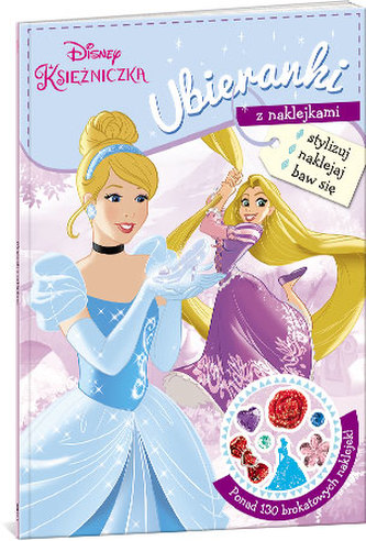 KSIĘŻNICZKA UBIERANKI Z NAKLEJKAMI