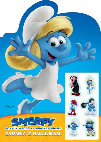 SMERFY POSZUKIWACZE ZAGINIONEJ WIOSKI ZADANIA Z NAKLEJKAMI ZE SMERFETKĄ