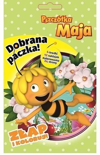 Dobrana Paczka Złap I Koloruj Pszczółka Maja