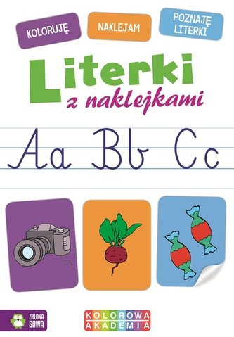 Kolorowa Akademia. Literki z naklejkami