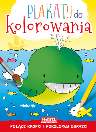 WIELORYB PLAKATY DO KOLOROWANIA