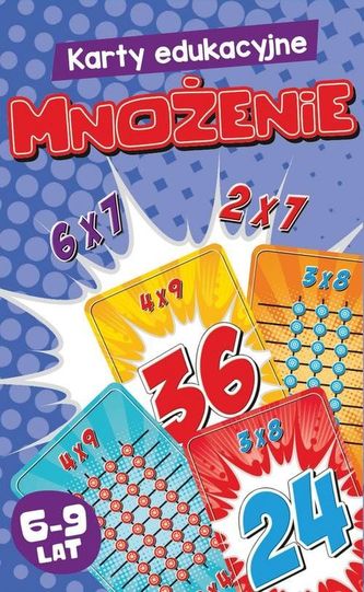 Karty edukacyjne. Mnożenie