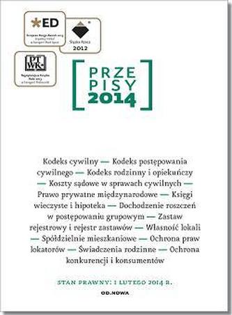 PRZEPISY 2014 ZBIÓR CYWILNY 15.02.2014