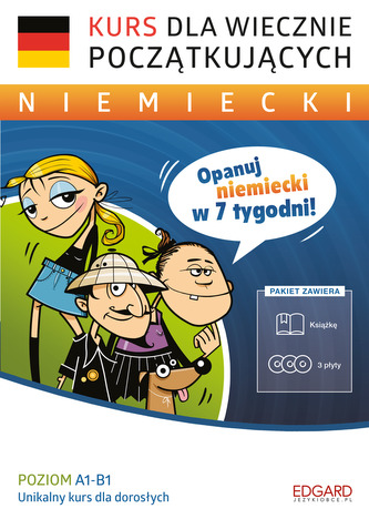 NIEMIECKI KURS DLA WIECZNIE POCZĄTKUJĄCYCH + CD