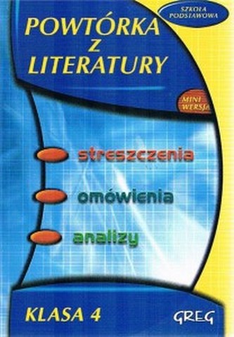 Powtórka z literatury. Klasa 4