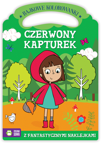 CZERWONY KAPTUREK BAJKOWE KOLOROWANKI