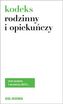 KODEKS RODZINNY I OPIEKUŃCZY 01.09.2013