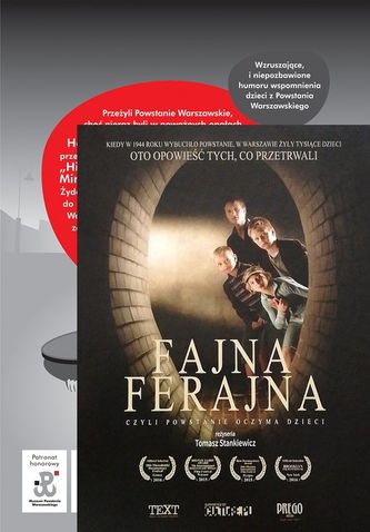 PAKIET FAJNA FERAJNA / FAJNA FERAJNA POWSTANIE OCZYMA DZIECI KSIĄŻKA + FILM
