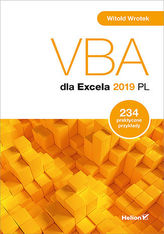 VBA DLA EXCELA 2019 PL 234 PRAKTYCZNE PRZYKŁADY