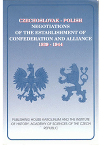 Czechoslovak -Polish negotiations of the establishment of conf