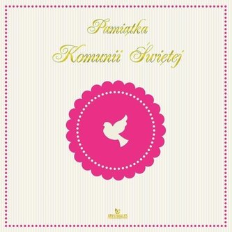 Pamiątka Komunii Świętej - dziewczynka