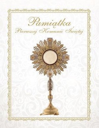Pamiątka Pierwszej Komunii Świętej (monstrancja)