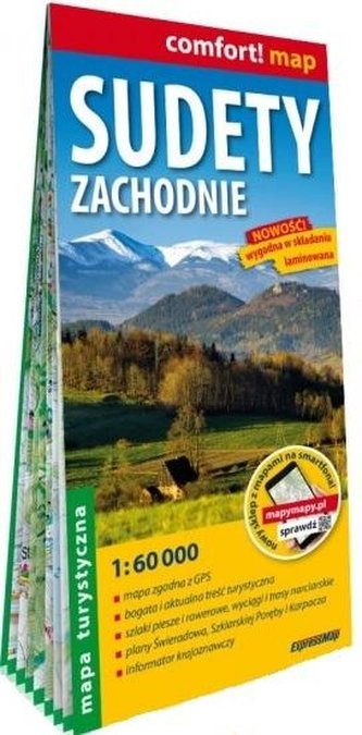 Comfort!map Sudety Zachodnie 1:60 000 lam. m. tur.