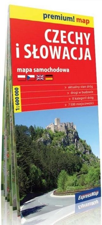 Premium!map Czechy i Słowacja 1:600 000 w.2019
