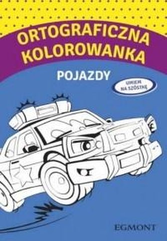 Ortograficzna kolorowanka z pojazdami