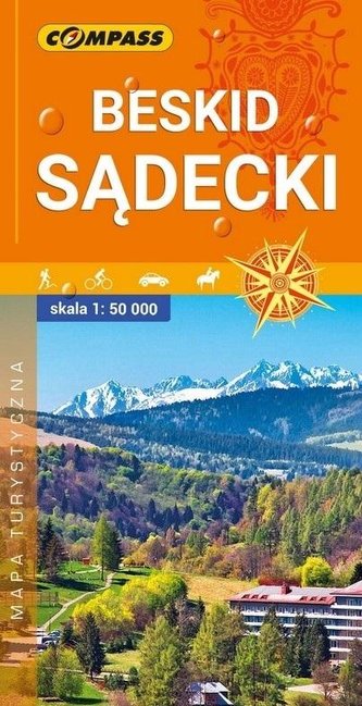 Mapa turystyczna. Beskid Sądecki 1: 50 000