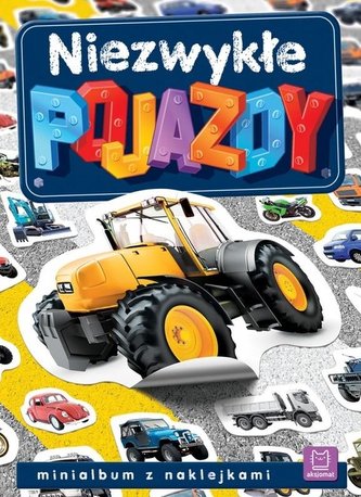 Minialbum z naklejkami. Niezwykłe pojazdy w.2